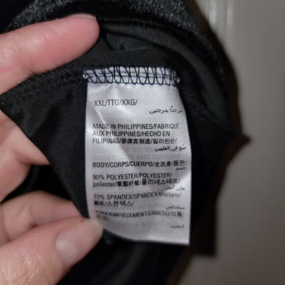 Sheer Illusion Inset V-neck Black Velvet Camisole Top International Concepts XXL - Picture 5 of 5